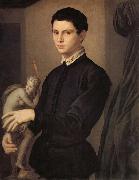 Agnolo Bronzino, Portrait d'un sculpteur on d'un jeune amateur